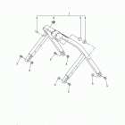 FX NYTRO XTX FX10XTDL/FX10XTDB Кронштейн крепления (паук рулевой)