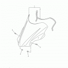 FX NYTRO XTX FX10XTDL/FX10XTDB Стекло ветровое