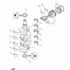 LF115XA 0114 Коленчатый вал и Поршень