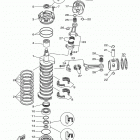 VZ150TLR 0114 Коленчатый вал и Поршень