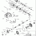 LT-V700F Twin Peaks 4x4 Карданный вал - задний