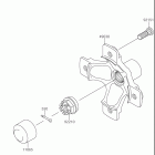 LT-V700F Twin Peaks 4x4 Задняя ступица колеса