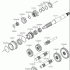 LT-V700F Twin Peaks 4x4 Трансмиссия