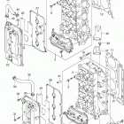 DF200/DF225/DF250 Cylinder head (df250t e03)