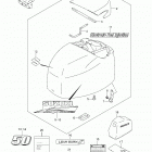 DF40A 50A 60A 410001 Engine cover (df50avt e03)