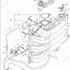 DF 150ZX Intake Manifold / Throttle Body (DF150ZG E03)