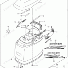 DF 225TXZ Engine Cover (For Y5S) (DF225Z E03)