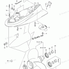 DF 115AZX Gear Case (DF115AT E03)