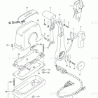 DF 140ATL Opt:Remote Control Assy Single (1) (DF140AT E03)