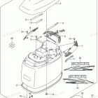 DF 200TXW Engine Cover (For Y5S) (DF200Z E03)