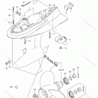 DF 115AZX Gear Case (DF115AZ E03)