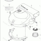 DF 150TGX Silencer / Ring Gear Cover (DF150TG E03)