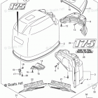 DF 175TL Engine Cover (For 0EP) (DF175ZG E03)