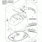 DF 100ATX Engine Cover (DF100AT E03)