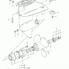 DF9.9/DF15 L2 Gear case (df9.9th)