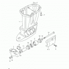 DF40A 50A 60A L2 Drive shaft housing (df60a e3)