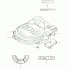 DF8A 9.9A L2 Крышка механизма маховика