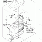 DF 250SSTL Engine Cover (DF250T E3)