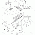 DF100TL Engine Cover (DF115T)