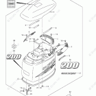 DF 200TL Engine Cover (DF200Z E3)