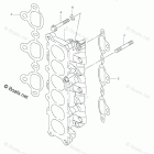 DF 300APX INTAKE MANIFOLD