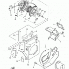 EF3000IS/EF3000ISEM/EF3000ISEB Air shroud starter