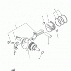 EF2600M Коленчатый вал и Поршень