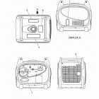 EF2400ISJ Наклейки предупреждения