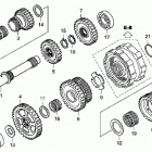TRX680FA Трансмиссия
