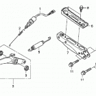 TRX680FA Подножки-педали
