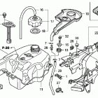 TRX420TE Топливный бак