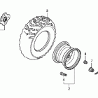 TRX420TE Заднее колесо