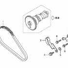 TRX420TE Цепь,натяжитель
