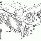 TRX680FA Радиатор