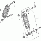 TRX420TE Передние аммортизаторы