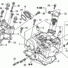 TRX680FA Головка цилиндра