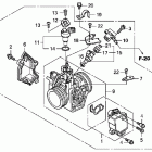 TRX420TE Корпус Дросселя