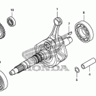 TRX420FE Коленчатый вал и поршень