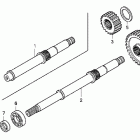 TRX420TE Вал ведущий