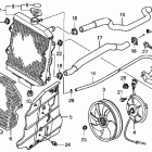 TRX420TE Радиатор