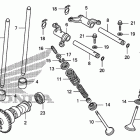 TRX420FE Распределительный вал и клапана