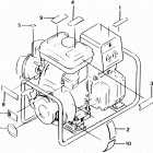 EG1400Z Наклейки предупреждения