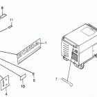 EX2200 Наклейки предупреждения