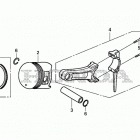 EM6500SXK2 Поршни и шатуны