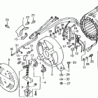 E1500K4 Статор , щетки и диодный мост