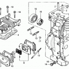 EG1500K4 ГБЦ и цилиндр