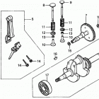 EX1000 Piston@crankshaft