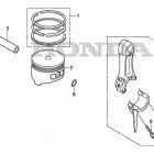 EB2000I Поршни и шатуны