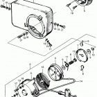 E900 Recoil starter@fan cover