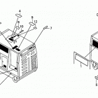 EX4500SK1 Наклейки предупреждения